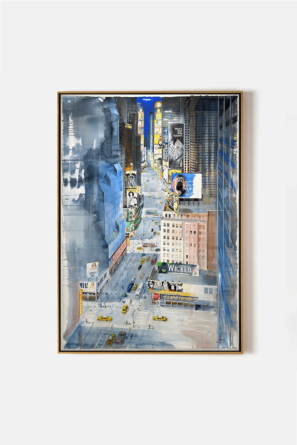 The Pulse of the City: Capturing Times Square in Watercolor - ARABELART