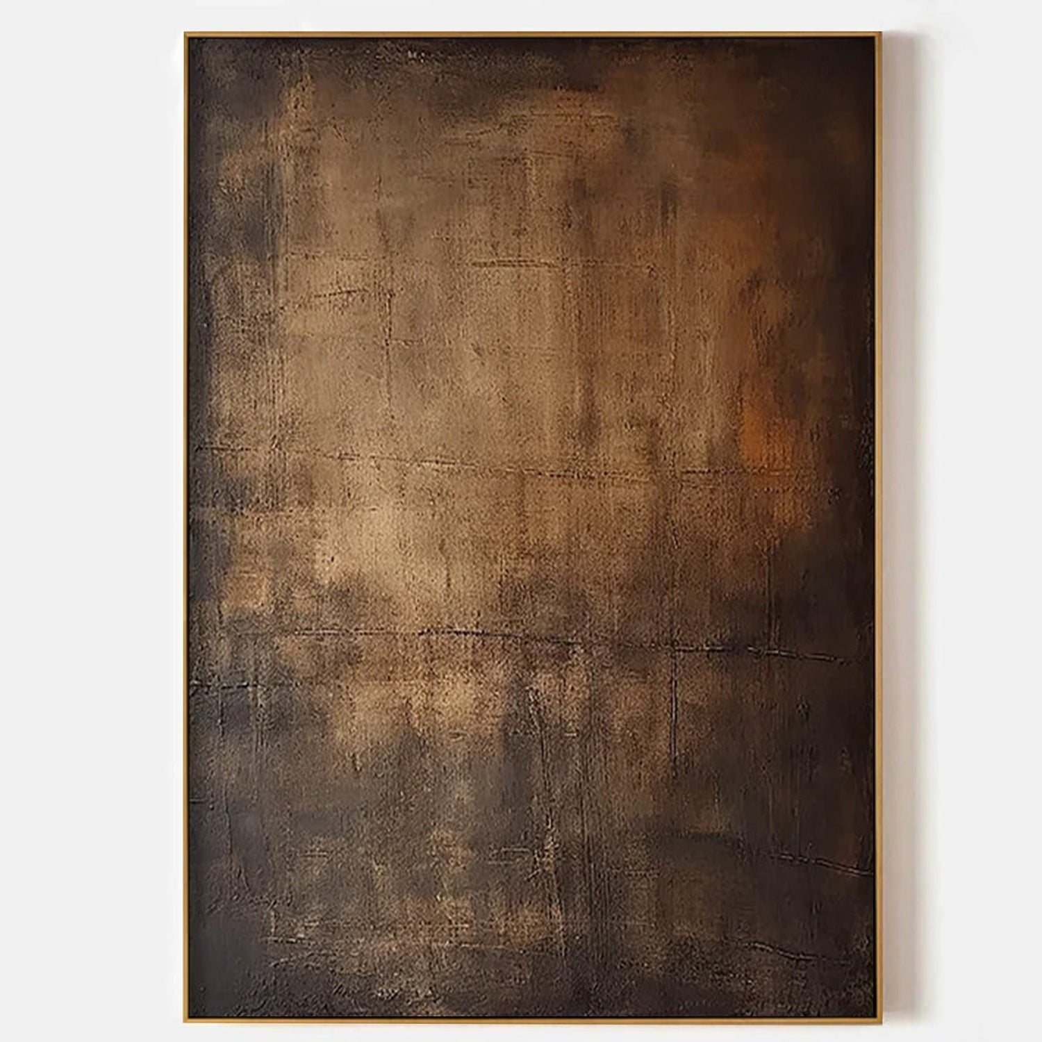 The Silence of Light: A Journey Through Shadow in Abstract Oil Painting - ARABELART