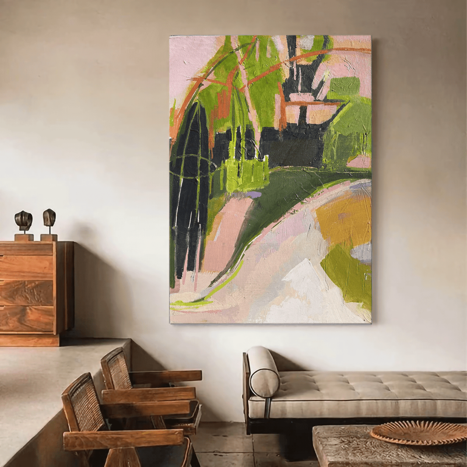 Where Nature Meets Abstraction: A Bold New Landscape for Modern Walls - ARABELART