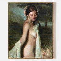 "The Bather" (2024) Oil Painting by Karen Offutt - Famous Art Reproduction - ARABELART